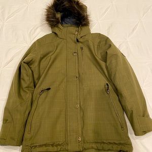 Army green Boulder Gear youth M snowboard jacket
